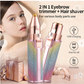 2-in-1 Flawless Eyebrow Trimmer | USB Rechargeable 2in1 Flawless Trimmer With Wire & Cleaning Brush | Eyebrow & Upper Lips Trimmer For Women (Rechargeable)